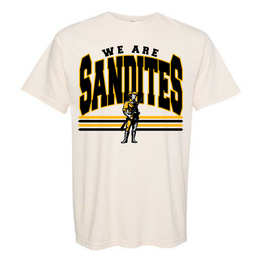 WE ARE SANDITES IVORY TEE/SWEATSHIRT