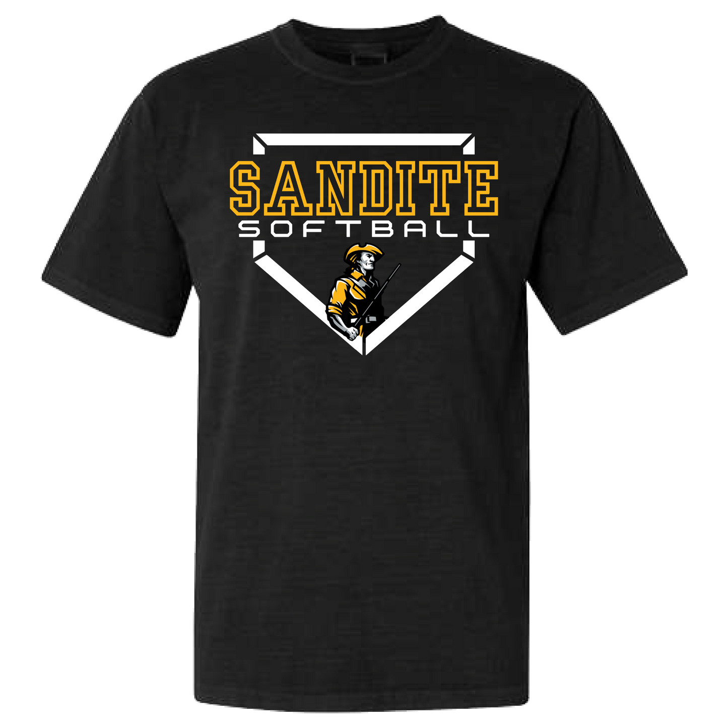 Sandite Softball DRI FIT Plate Tee