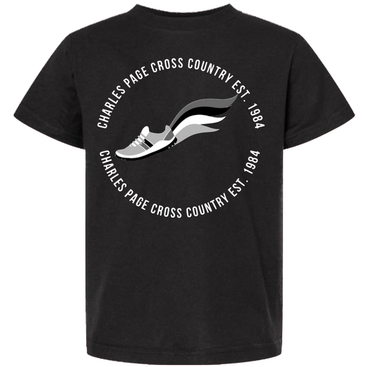 CPHS Cross Country Logo Black Tee