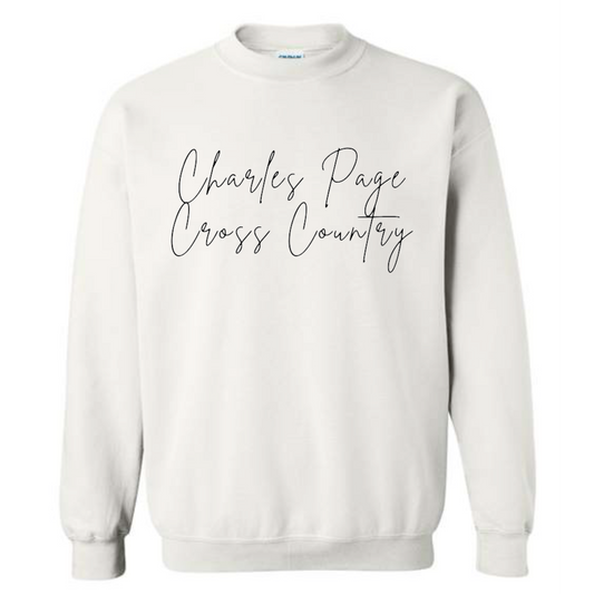 Charles Page Cross Country White Sweatshirt/Hoodie