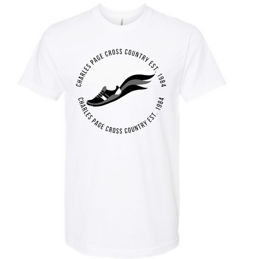 CPHS Cross Country Logo White Tee