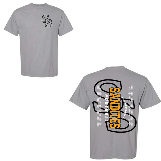 SS Football Tee on Granite