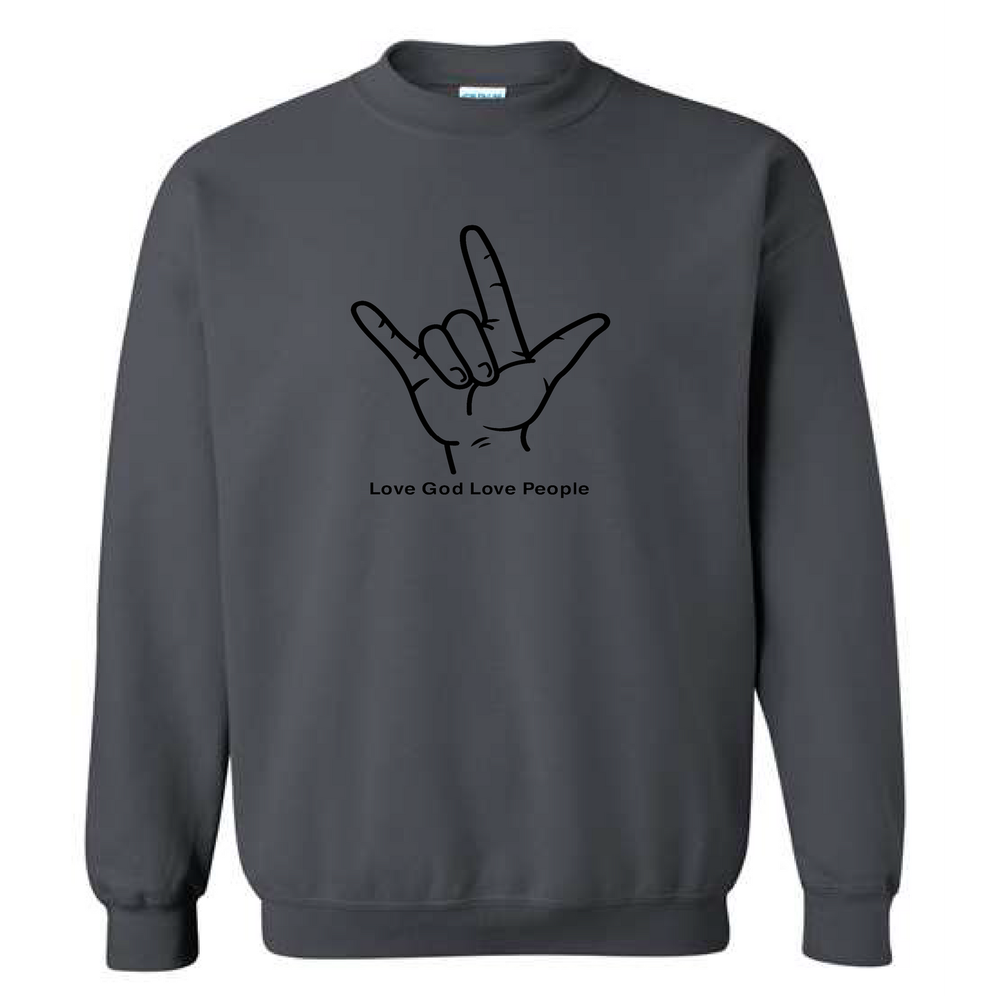 Charcoal Hand Sweatshirt
