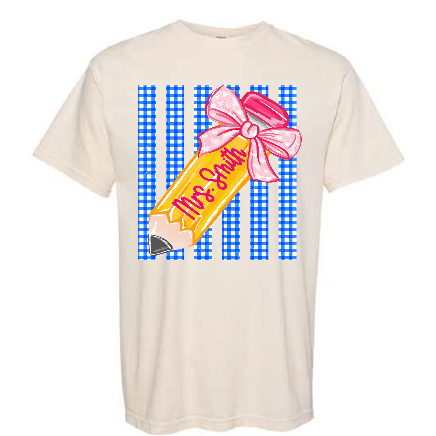 Custom Pencil Teacher Tee