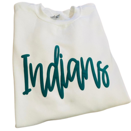 Custom Puff Mascot Sweatshirt