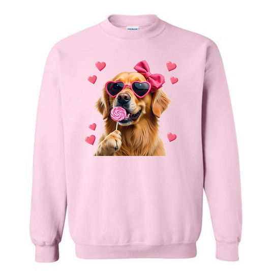 Golden Retriever Valentine