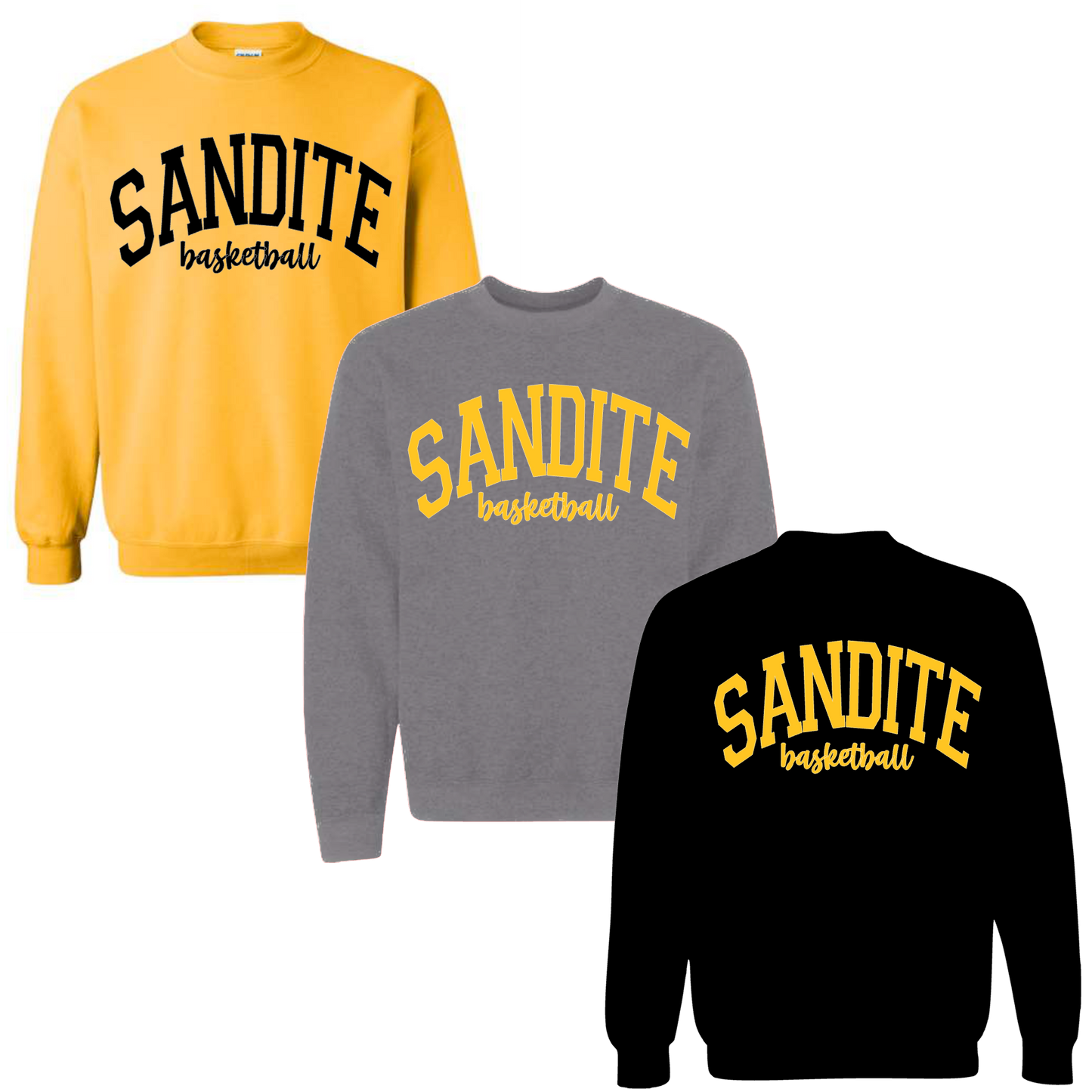 Sandite Basketball Puff Sweatshirt