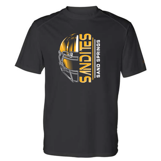 Sand Springs Sandites Helmet Dri Fit Tee