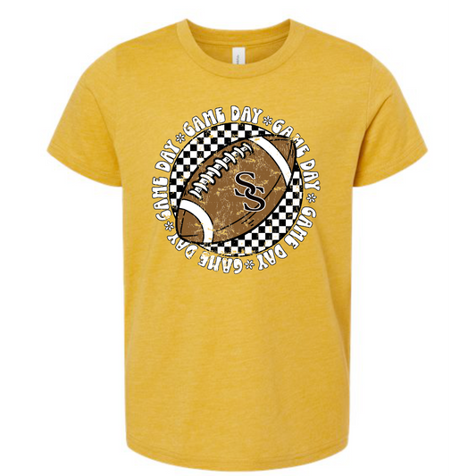 SS Game Day Checkered Tee