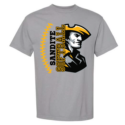 Sandite Softball Gray Tee