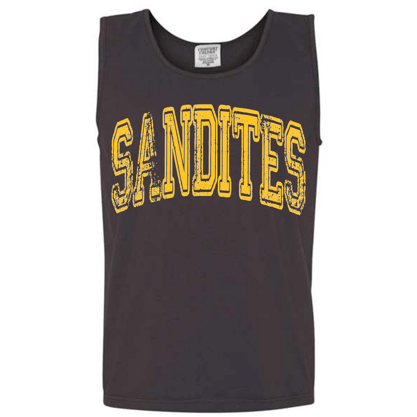 Custom Comfort Colors Distressed Tank