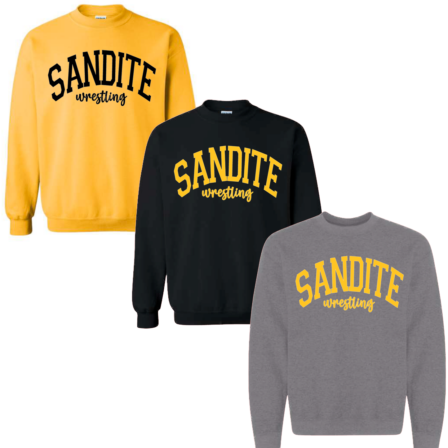 Sandite Wrestling Puff Sweatshirt