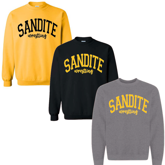 Sandite Wrestling Puff Sweatshirt