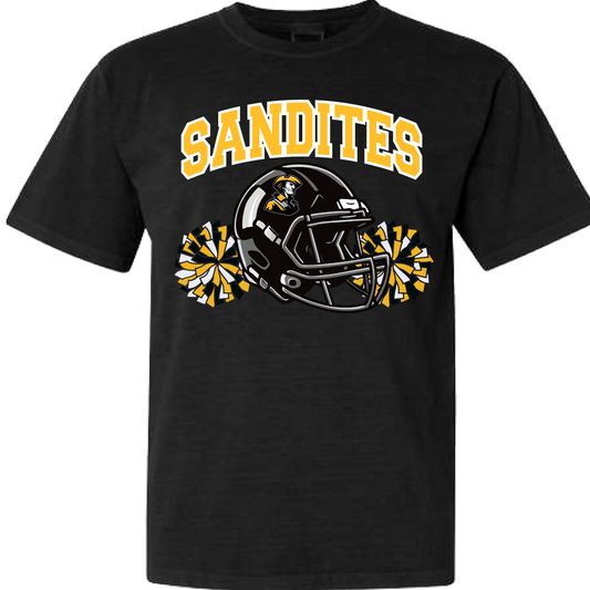 Sandites Helmet Pom Pom Tee