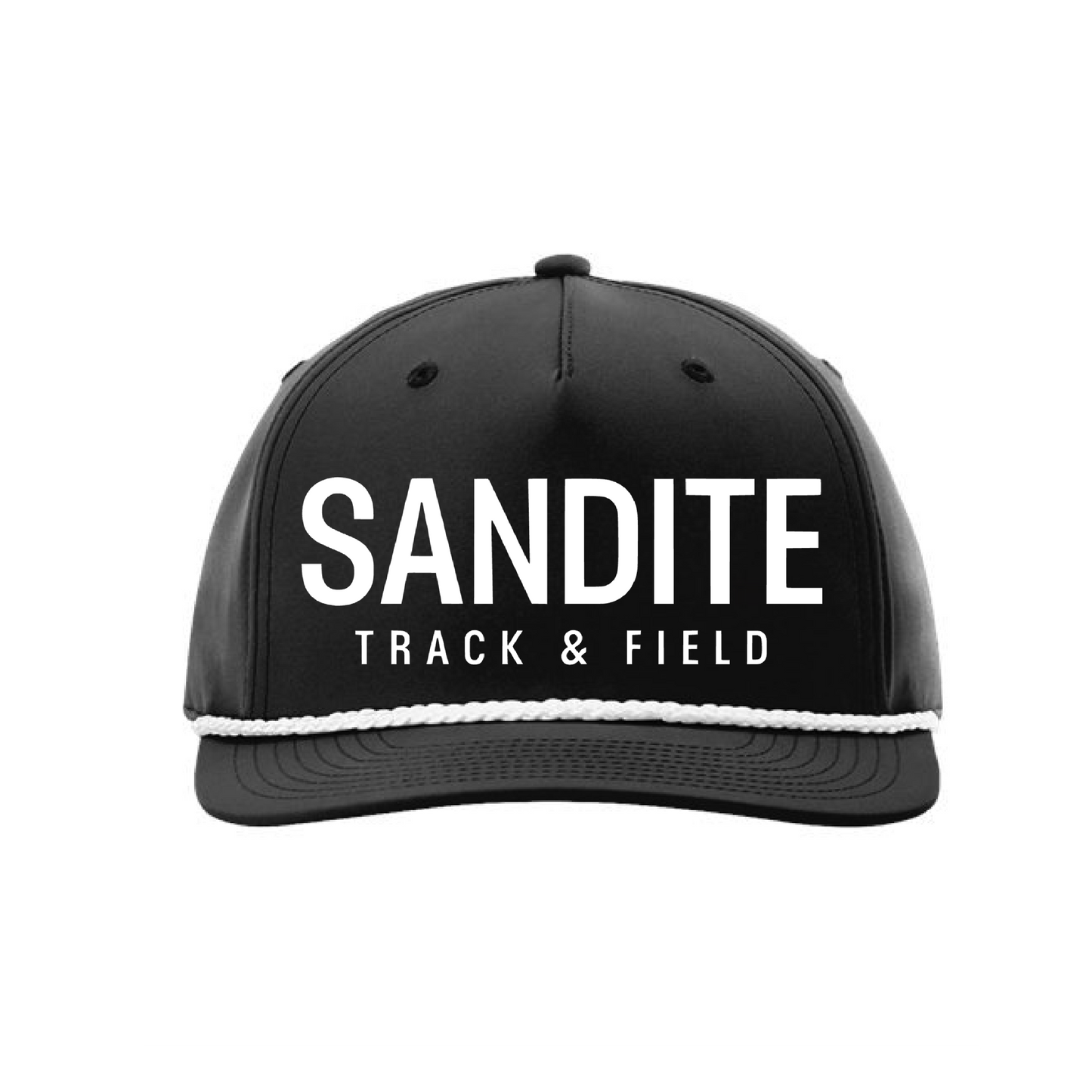 Embroidered Sandite Track & Field Snapback Hat