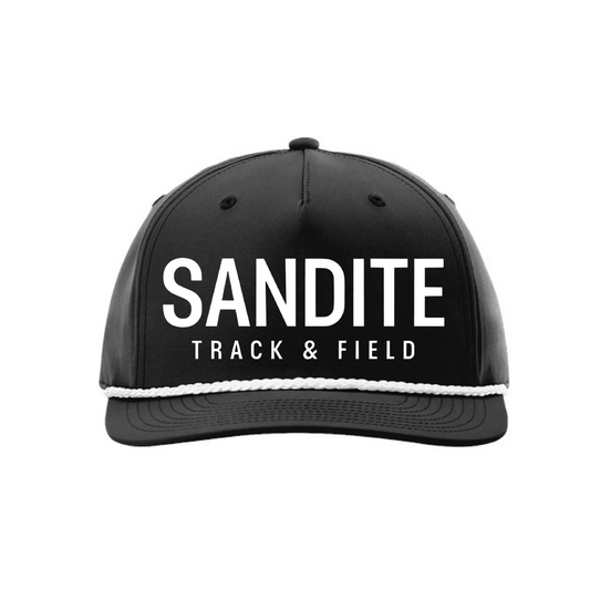 Embroidered Sandite Track & Field Snapback Hat