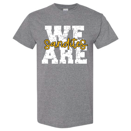 WE ARE SANDITES GRAY TEE