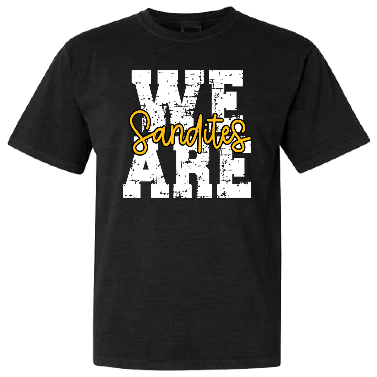 WE ARE SANDITES BLACK TEE