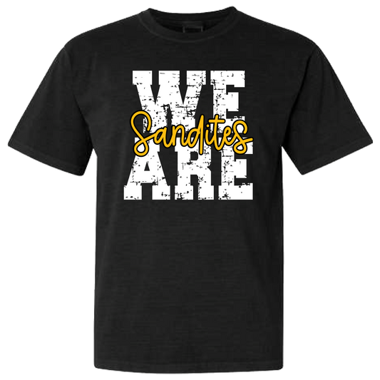 WE ARE SANDITES BLACK TEE