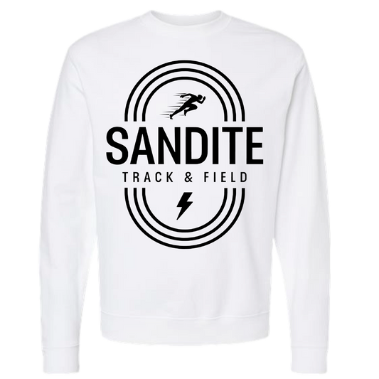 White Sandite Track & Field Sweatshirt