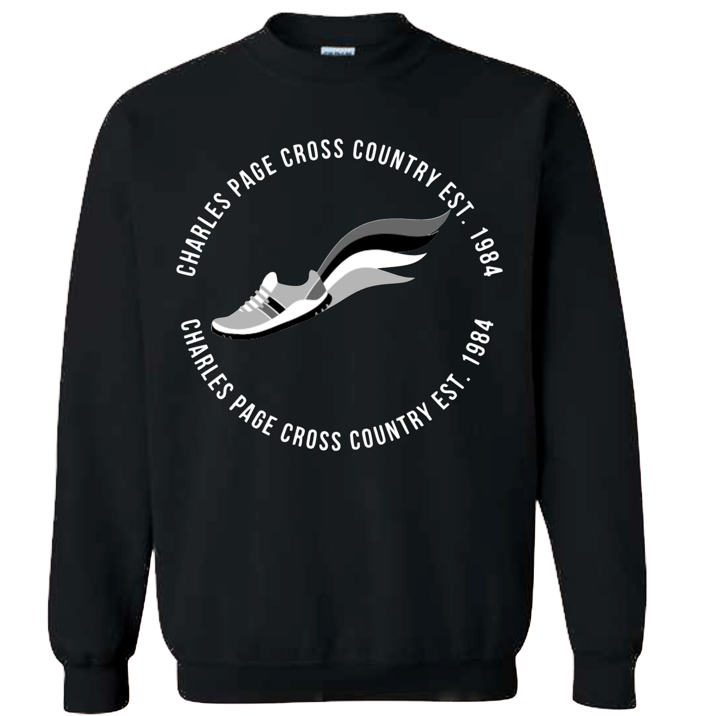CPHS Cross Country Logo Black Sweatshirt/Hoodie