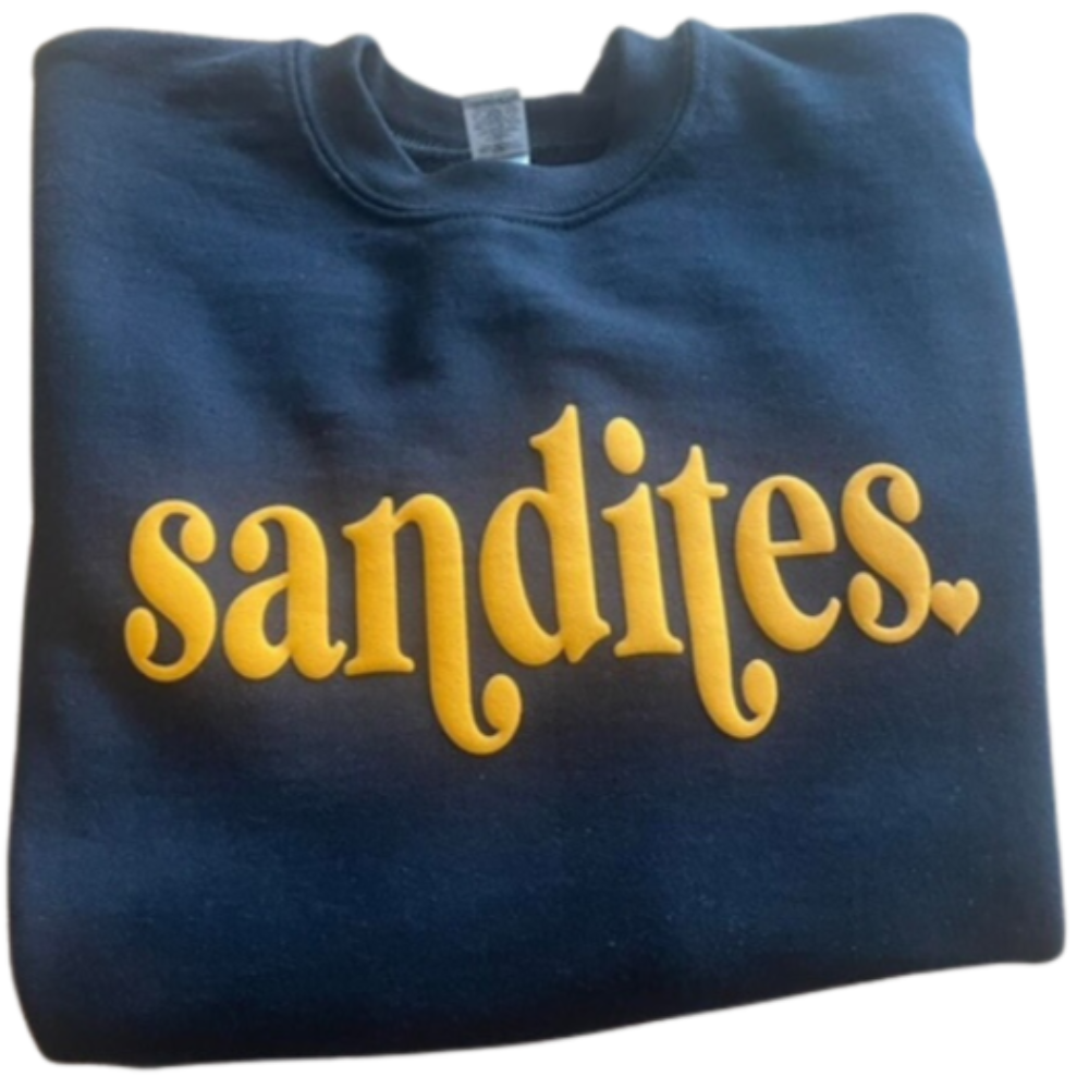 Youth Custom Puff Mascot Sweatshirt